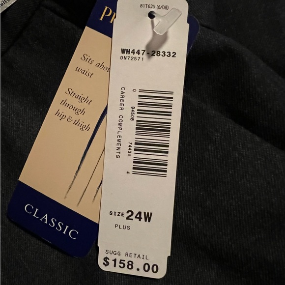 Pendleton 24W Dark Gray Trousers - Picture 5 of 6